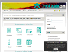 Tablet Screenshot of druckexperte.wirmachendruck-server.de