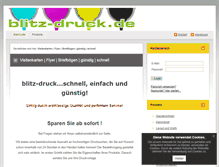 Tablet Screenshot of blitz-druck.wirmachendruck-server.de